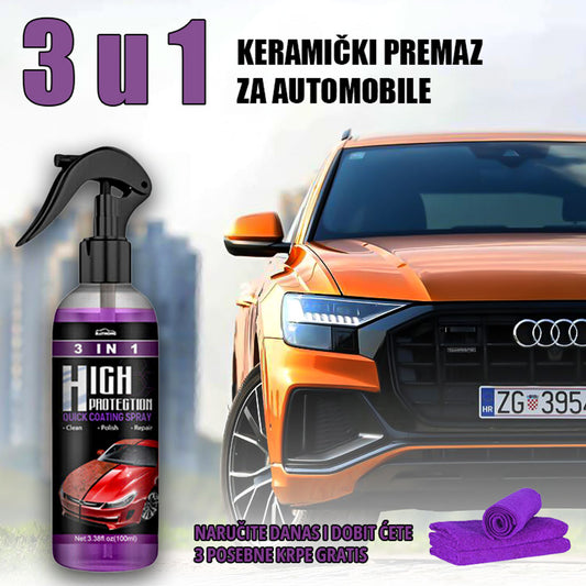 Keramički premaz za automobile 3 u 1